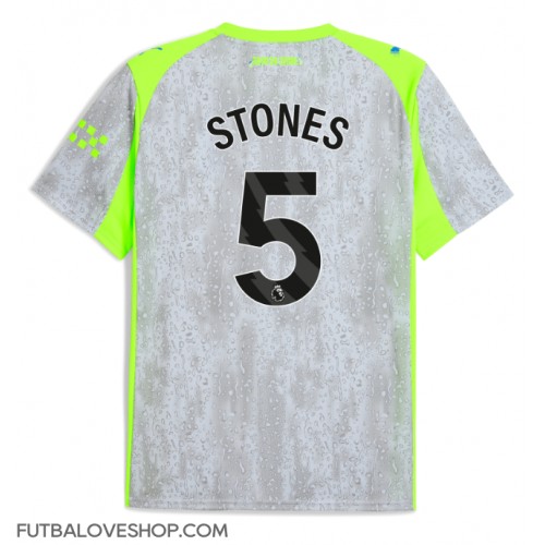 Dres Manchester City John Stones #5 Tretina 2025-26 Krátky Rukáv